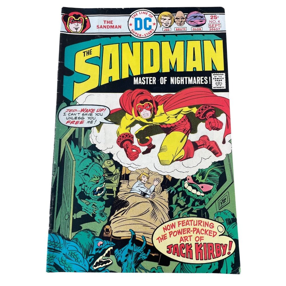 DC Comics The Sandman Vol. 2 #4 Aug Sept 1975 Master Of Nightmares Jack Kirby